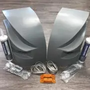2 - Morgan Corner Cap Kit - Curbside & Roadside OEM 62664 62665 + OEM LED LIGHTS