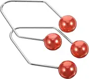 1 Pair Dimple Trainer Accessories Alloy Face