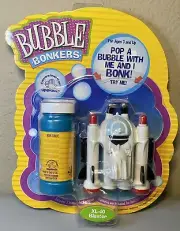 Rare Vintage Applause Bubble Bonkers XL-40 Blaster White Spaceship￼￼ Toy #35830