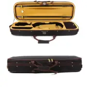 Canvas violin box 4/4 Full Size Wooden Oblong violin Case with durable Straps