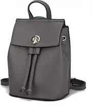 [MKF Collection] Backpack Purse for Women, Vegan Leather Drawstring Backpack Top-Handle Ladies Fashion Travel Bookbag Daypack