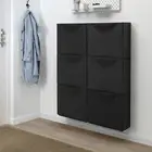 New Black IKEA Trones shoe Storage Stackable cabinet Drawer Cupboard,52x39 cm