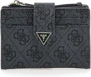 [GUESS] Women Zamira Cardcase Wallet, Coal Logo, One Size, Coal Logo, One Size