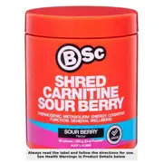 BSc Shred Carnitine Sour Berry 300g