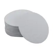 Sandpaper Round Flocking 5.91"x5.91" P240 50 Pcs Gray Hook & Loop Sanding Sheets