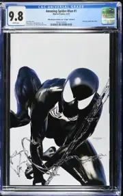 Amazing Spider-Man #1 Mike Mayhew Black Suit Variant CGC 9.8
