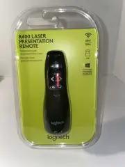 Logitech R400 Presenter Remote Control & Laser Pointer 910-001354
