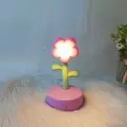 Lovely Table Lamp Mini Bedside Light LED Flower Night Lamp Kids Holiday Gift