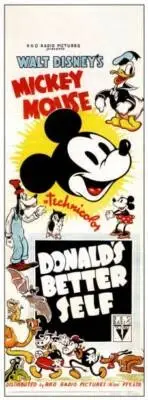 Donald's Better Self poster Goofy Mickey Mouse Minnie Mouse Old Movie Photo