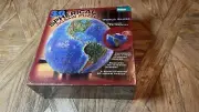 3-D Spherical World Globe Puzzle 530 Pieces Free Standing Sphere..SEALED/NEW