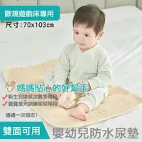 在飛比找momo購物網優惠-【i-Smart】嬰幼兒防水尿墊 70x103cm(遊戲床專