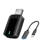 2 in 1 Wireless Carplay Adapter Plug Play Magic link Carplay Stable Fast Connection Convert Factory Wired to Wireless Carplay Dongle Android Auto Adapter