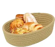 Woven Baskets for Storage,Oval Nursery Bins & Boxes - Large Capacity Storage Basket Decorative Laundry Storage for Family Friends Colleagues