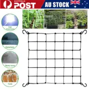 10 Size Elastic Scrog Trellis Net w/ 4 Hooks Plant Support Netting for Grow Tent