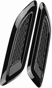 Phefop Sliding Air Wings for Rover 2012-2018, Bright Appearance, Protect Against Dust, Self-Adhesive Design, Automatic Decoration (All Black)