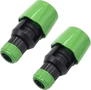 2 PCS Tap Hose Connectors, Universal Kitchen Tap Hose Connectors, Outdoor Water Tap Adjustable Adapter Connector, Indoor Plastic Quick Connector for Garden Hose, Watering Accessories Hose Connector