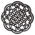 Round Cast Iron Trivet Iron Heat-Insulation Trivet Non-Slip Potholders4275