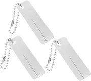 Abaodam 3pcs Portable Fish Hook Sharpener Tools Keychain Pocket Grinding Stones Lightweight Compact Hook Sharpening Files for Easy Use Outdoor Fishing Trips Home