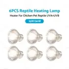 For Chicken Pet Reptile 6PCS Heat Emitter Heating Lamp Bulb Light Heater UVA+UVB