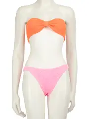 Orange & Pink Bikini Set