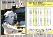 Eddie Murray Lot of 17 Baseball Cards Baltimore Oriole's MLB-163