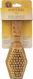 Burt’s Bees for Dogs Double Sided Pin & Hemp Bristle Dog Brush | Best All-Purpose Dog Brush to Reduce Shedding | for Long & Short Haired Large Dogs