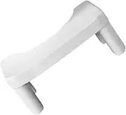 1Pc Folding Toilet Stepping Stool Slip Foot Support for Bathroom Durable Material Portable Design for Adults Easy to Store White