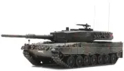 Artitec H0 Scale BRD Leopard 2A4?Fleckentarnung 1:87 Ready-Made, Painted