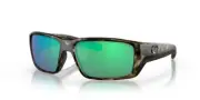 Costa Del Mar Fantail Pro Sunglass Gray Wetland/Polarized Green Mirror 580G 60mm