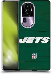 Head Case Designs Officially Licensed NFL Distressed Look New York Jets Logo Soft Gel Case Compatible with Oppo Reno10 Pro+