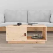 vidaXL Coffee Table 80x50x35.5 cm Solid Wood Pine