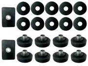 1959 Chevrolet Impala Sedan, Hard Top Subframe Body Mount Rubber Kit OE Style (for: Chevrolet)