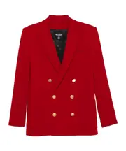 Balmain Kids Double-Breasted Long-Sleeved Blazer 14Y,13Y red
