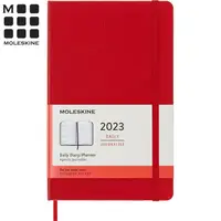 在飛比找蝦皮商城優惠-MOLESKINE 2023日記手帳12M硬殼L紅【金石堂】