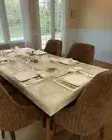 White Quartz Dining Table Top, Quartz Stone Agate Center Hallway Desk Modern