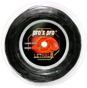 PRO'S PRO Lethal 8 1.27mm German Made Octagonal Twisted Tennis String 200m reel