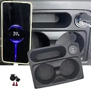 Cup Holder Car Seat Drink Cup Holder with USB Car Seat Storage Box Suitable for V73 V75 V77 Mitsubishi Pajero 3 Drinks Holders Deepened Shogun Montero Interior Accessories