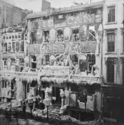 The Ruins Barnums Museum Encrusted Ice Intersection Broadway Ann S- Old Photo