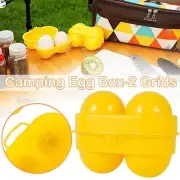 1x Outdoor Camping Portable Egg Storage Case Holder Egg UK Plastic new~