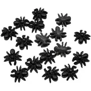50PC Halloween Black Spider Resin Flatback Charms Craft Scrapbooking Embellis...