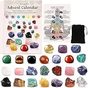 Christmas Stone Kids Explore Mystery Pieces Natural Decorative 24-days F9x4 Collection Crystal Box Stone