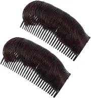 WEKADRIN 2Pcs Hair Volume Increase Tool Invisible Bump Up Inserts for Enhanced Hair Styling Flexible Hair Base Accessories for Weddings Parties and Daily Use
