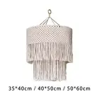 Macrame Lamp Shade, Macrame Lamp Cover, Hand-Woven Bohemian Nordic Gift,