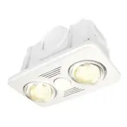Brilliant Velocity II Duo 3 in 1 Bathroom Heat Light Exhaust Fan