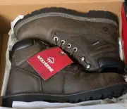 WOLVERINE Floorhand WP Dark Brown Size 8