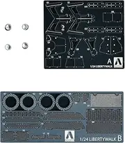 Aoshima Bunka Kyozai 1/24 Liberty Walk Detail Up Parts Series LB Works R35 GT-R Common Detail Up Parts Plastic Model Parts