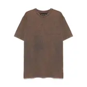 [The Editor] The Editor Cotton T-shirt L BROWN