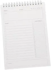 ROMISBABA Memo Pad Daily Planner Notepad for Students Study Supplies and Planning