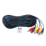 50 ft Video Audio Power Extension Cable BNC RCA IR Security Camera Wire Cord C14