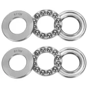 4 Set 51102 Thrust Ball Bearings 15mm x 28mm x 9mm, Chrome Steel (ABEC3)